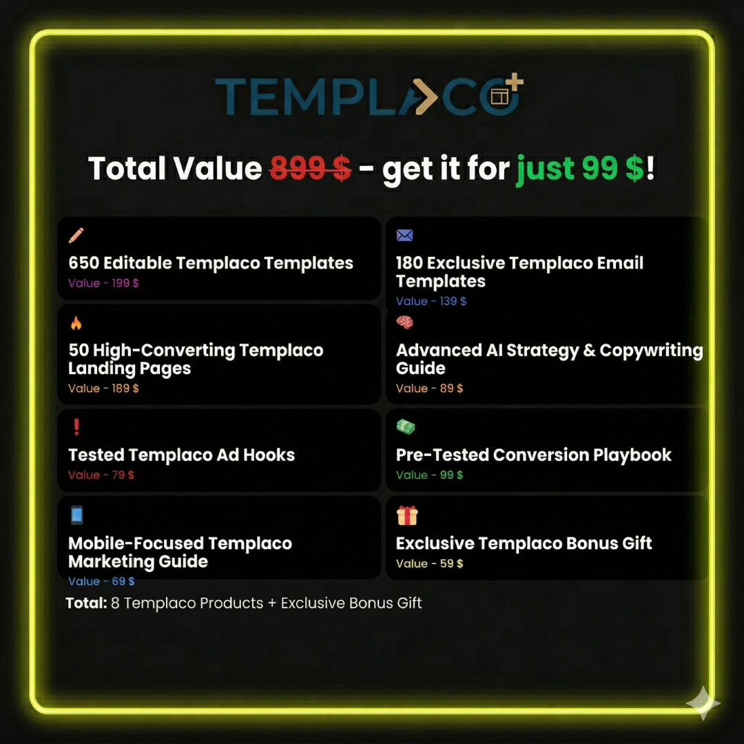 Templaco Marketing Pack  V1