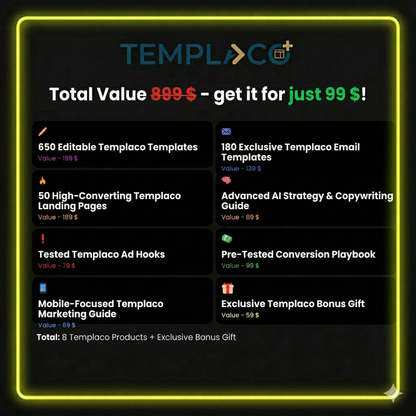 Templaco Marketing Pack  V1